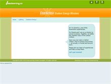Tablet Screenshot of eneraction.greenlearning.ca