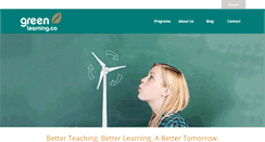 Desktop Screenshot of greenlearning.ca